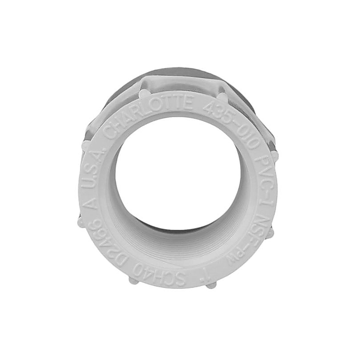 Charlotte Pipe PVC021011000 Schedule 40 1 in. Slip x 1 in. Dia. FPT PVC Adapter