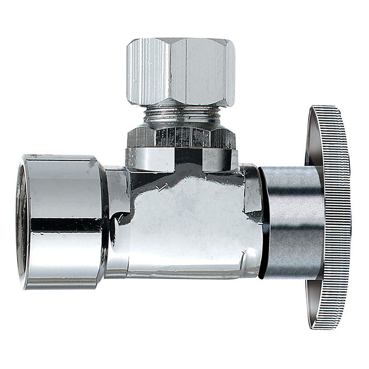 Keeney - 2048PCLF - Fip Compression Brass Angle Stop Valve
