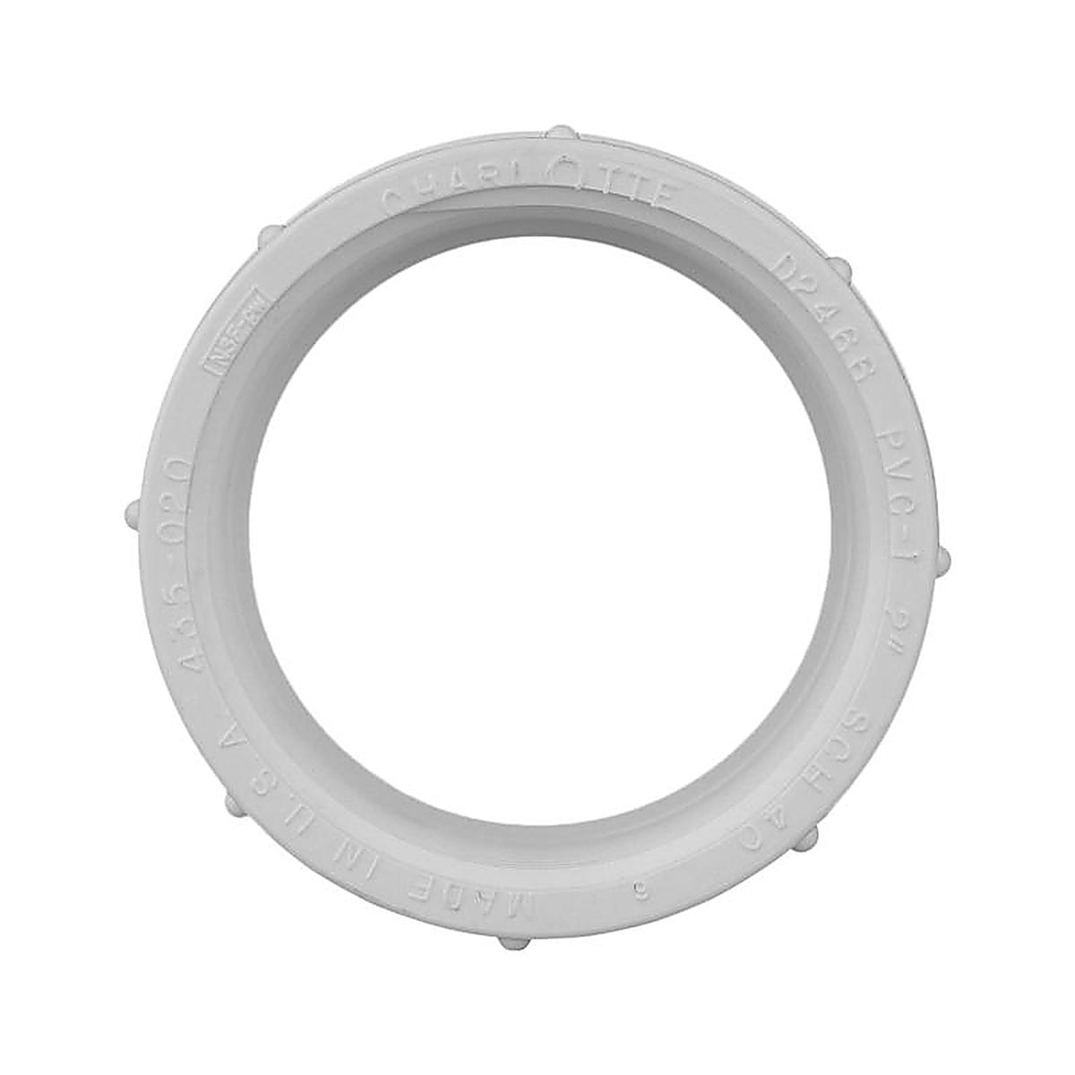 Charlotte Pipe PVC021011200 Schedule 40 1-1/4 in. Slip x 1-1/4 in. Dia. FPT PVC Adapter