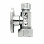 Keeney - 2068PCLF - 5/8 In. Compression In. X 3/8 In. Compression Brass Straight Valve