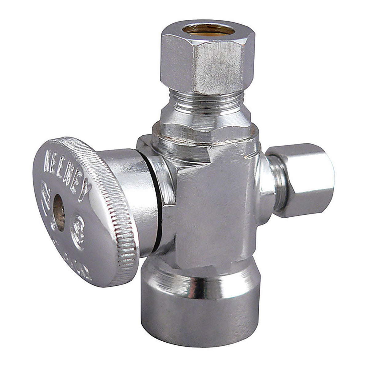 Keeney - 2902PCLF - 1/2 In. Fip In. X 3/8 In. Brass Shut-Off Valve