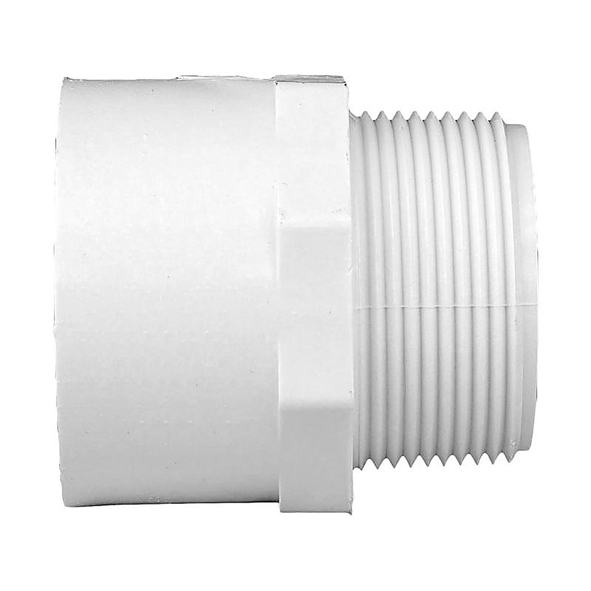 Charlotte Pipe PVC021091400 Schedule 40 1-1/2 in. Slip x 1-1/2 in. Dia. MPT PVC Adapter