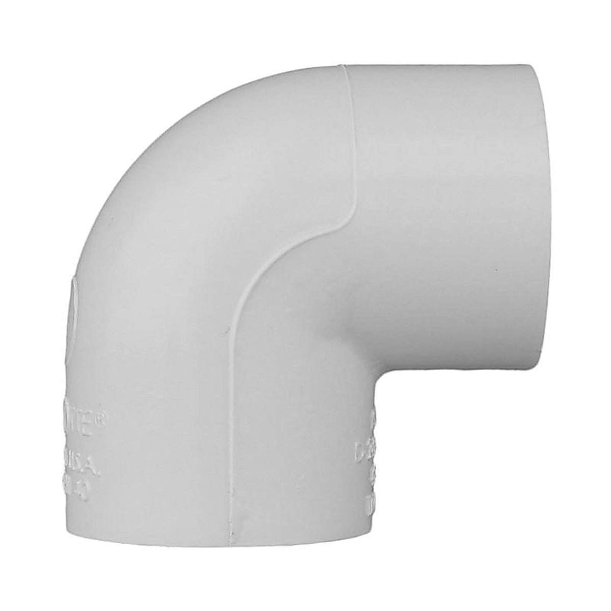 Charlotte Pipe PVC023000600 Schedule 40 1/2 in. Slip x 1/2 in. Dia. Slip PVC Elbow