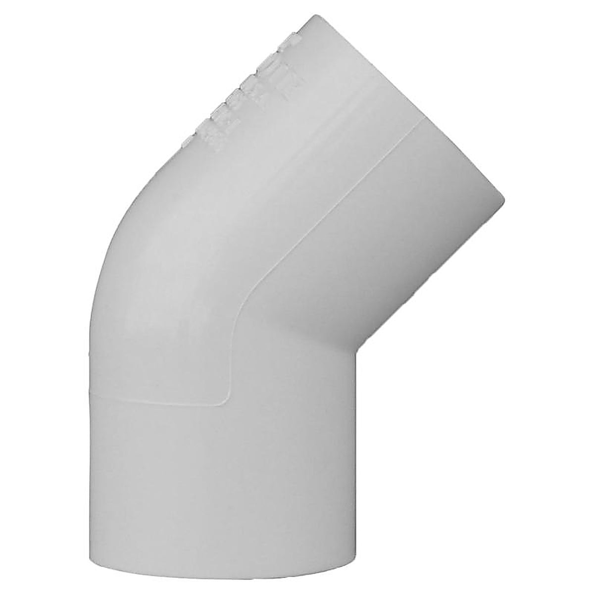 Charlotte Pipe PVC023090600 Schedule 40 1/2 in. Slip x 1/2 in. Dia. Slip PVC 45 Degree Elbow