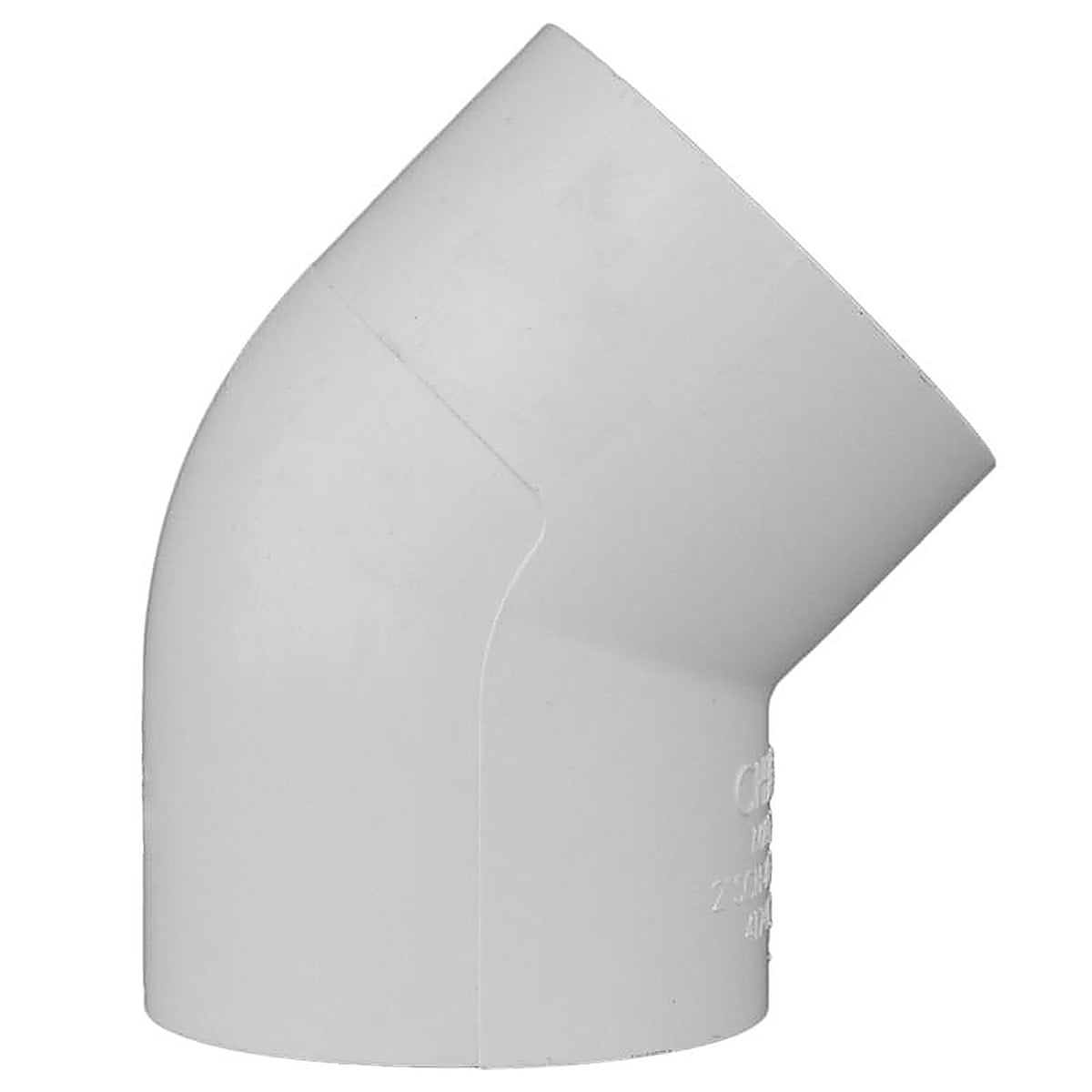 Charlotte Pipe PVC023091600 Schedule 40 2 in. Slip x 2 in. Dia. Slip PVC Elbow