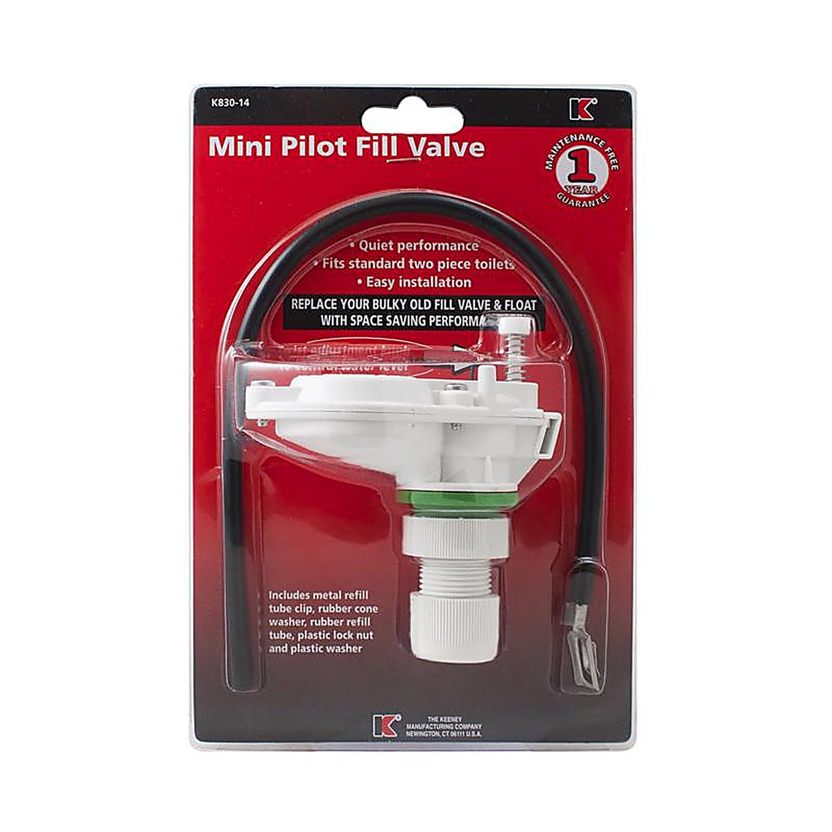 Keeney - K830-14 - Toilet Fill Valve Plastic