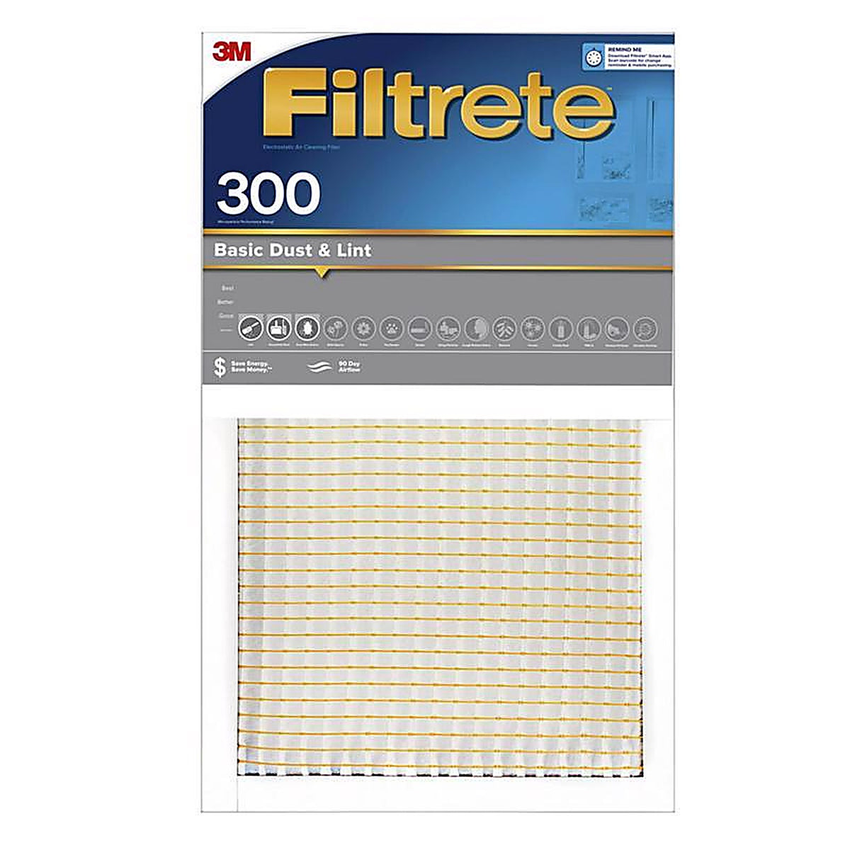 3M 321-4 Filtrete 18 in. W X 24 in. H X 1 in. D 7 MERV Pleated Air Filter 1 pk