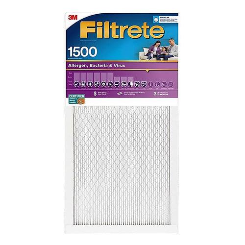 3M 2024DC-4 Filtrete 14 in. W X 30 in. H X 1 in. D Synthetic 12 MERV Pleated Ultra Allergen Filter 1 pk