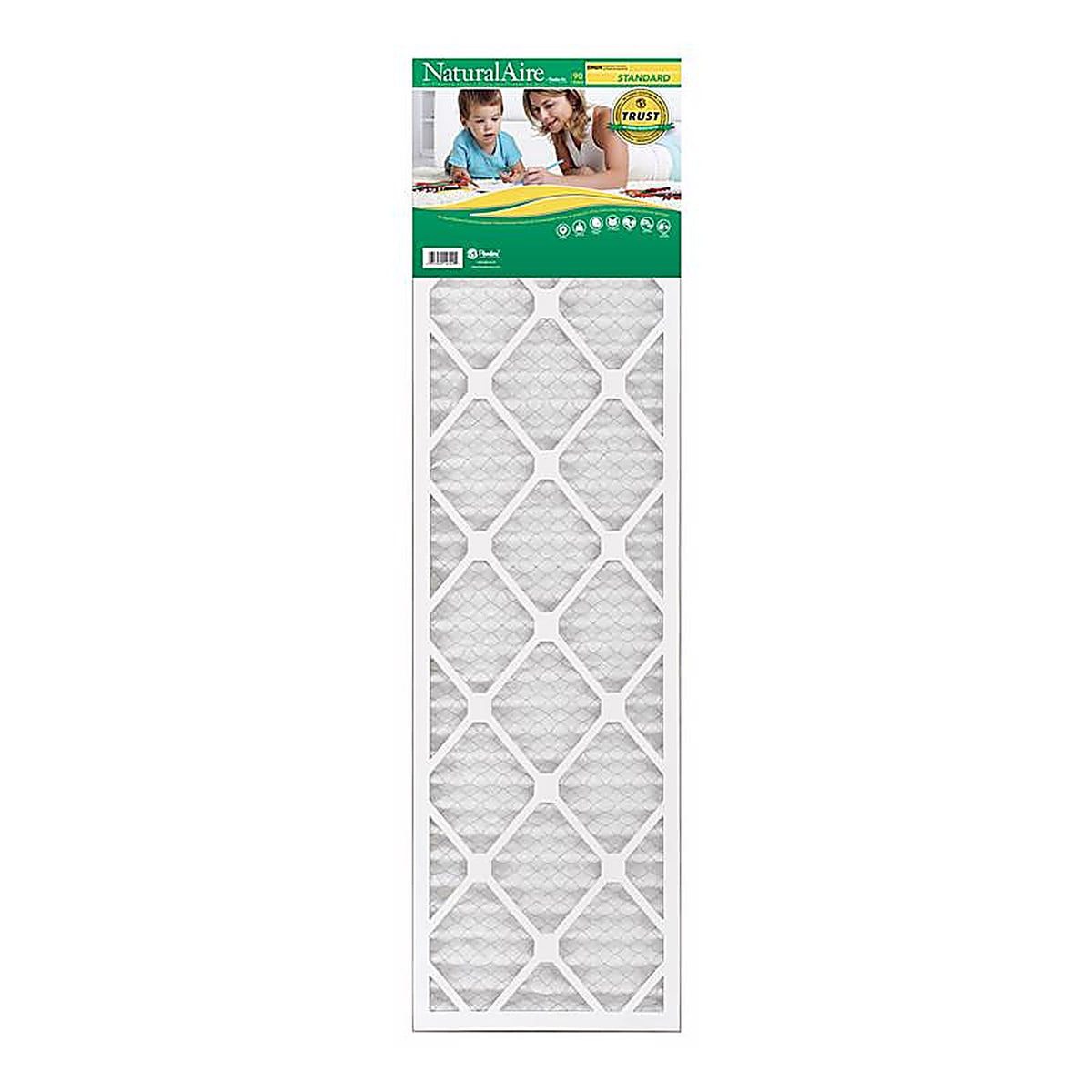 NaturalAire 84855.011036 10 in. W X 36 in. H X 1 in. D 8 MERV Pleated Air Filter 1 pk