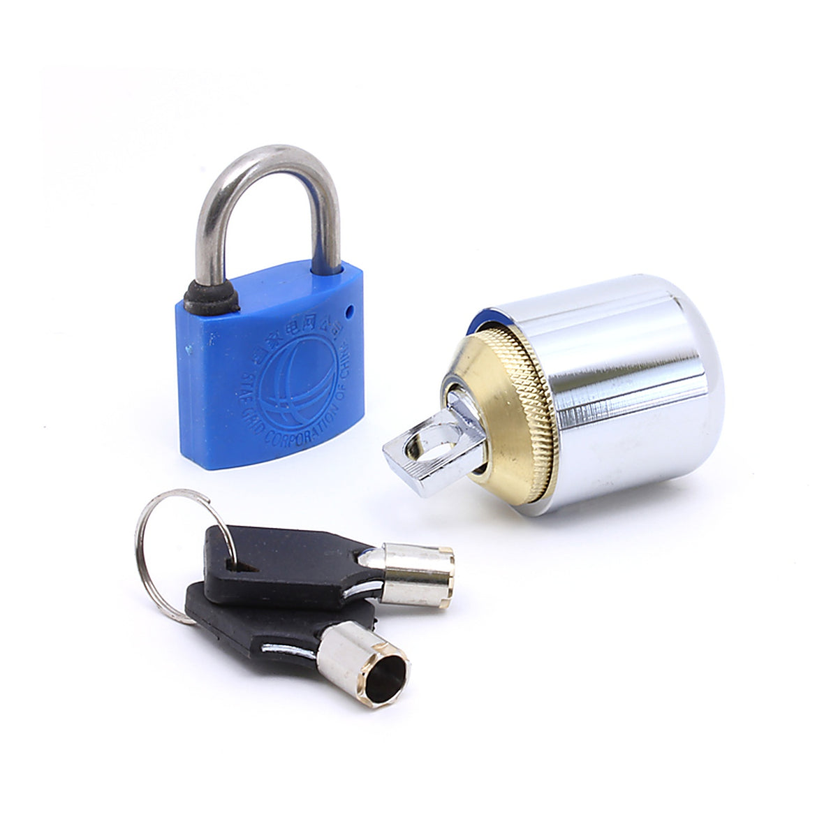 Conservco - DSL-2 - 3/4 In. Hose MPT Anti-Siphon Brass Hose Bibb Lock with Padlock