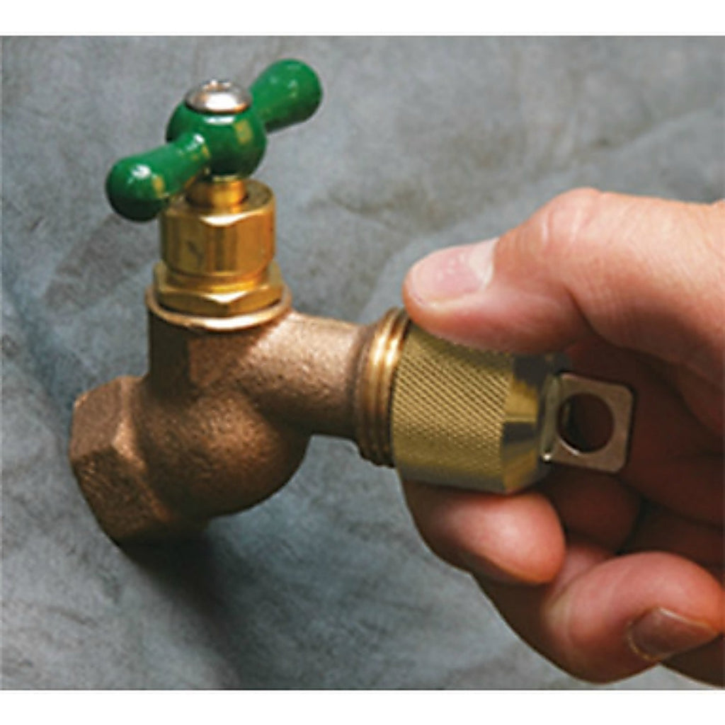 Conservco - DSL-2 - 3/4 In. Hose MPT Anti-Siphon Brass Hose Bibb Lock with Padlock
