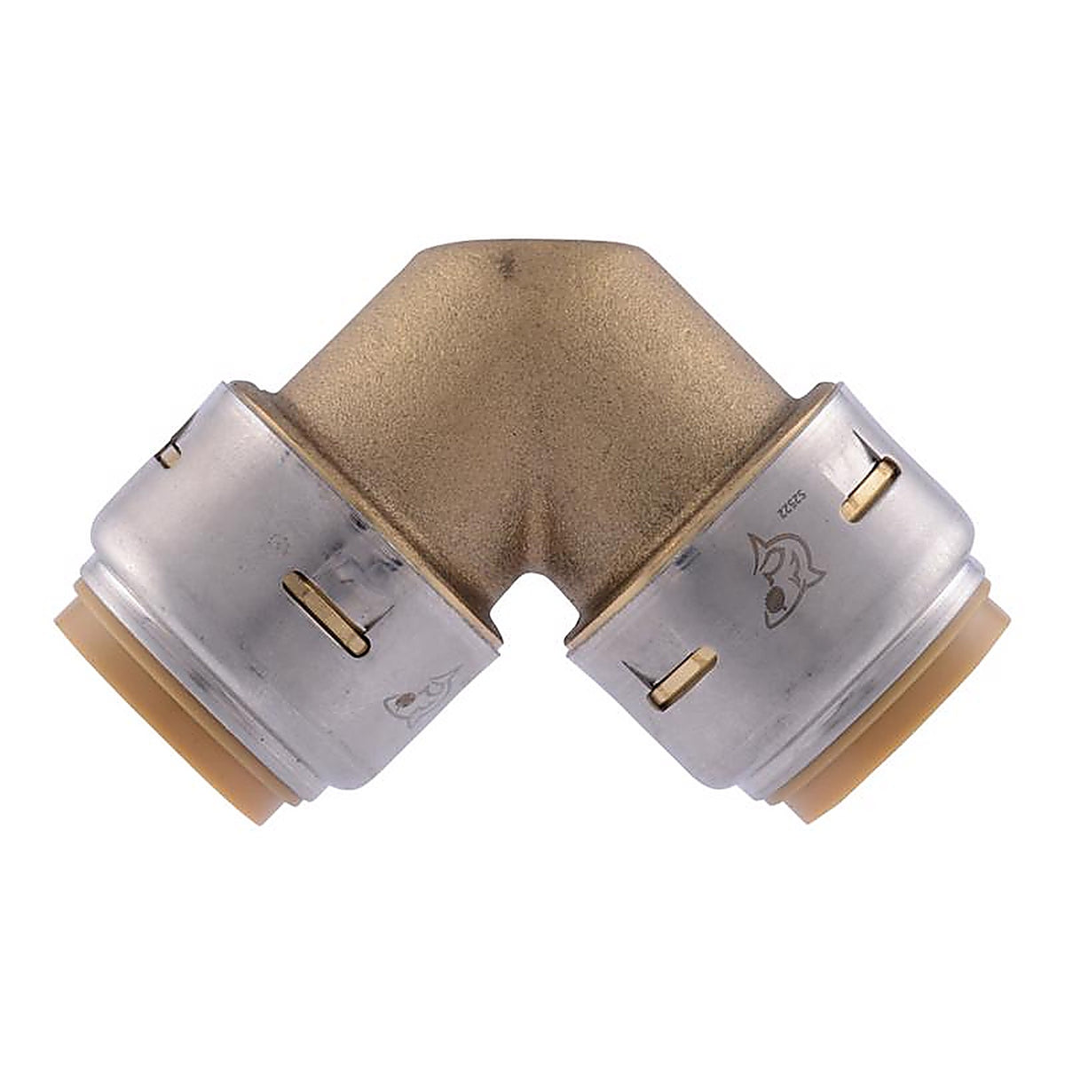 SharkBite U256LFA 3/4 in. Push x 3/4 in. Dia. Push Brass Elbow