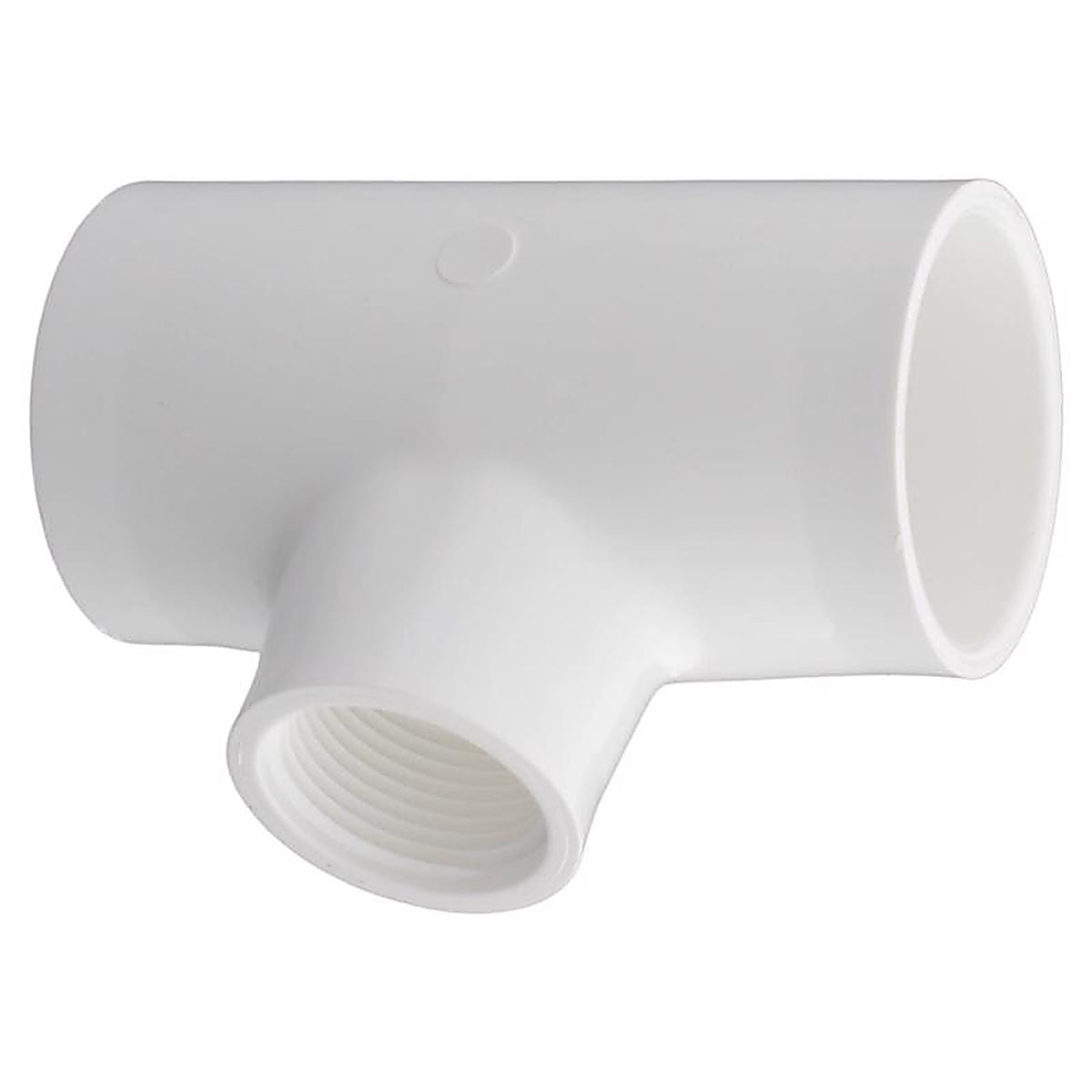 Charlotte Pipe PVC024014500 Schedule 40 1-1/2 in. Slip x 1-1/2 in. Dia. Slip PVC Reducing Tee
