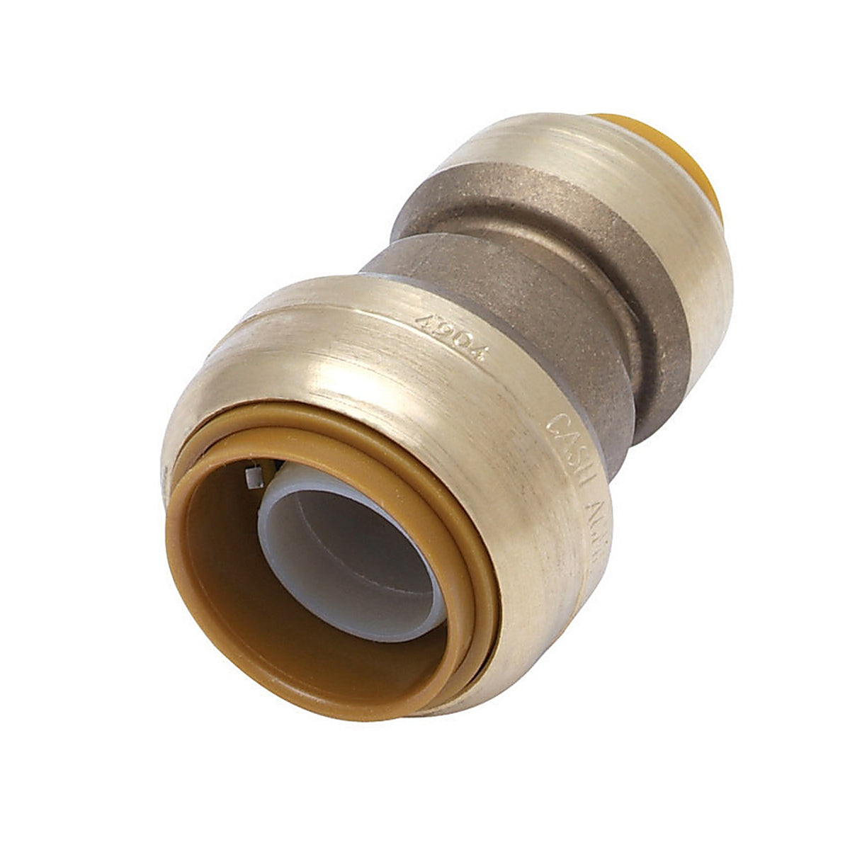 SharkBite U060LFA 1 in. Push x 3/4 in. Dia. Push Brass Reducing Coupling