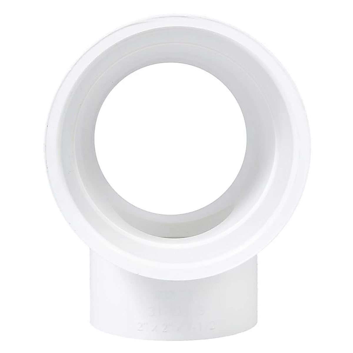 Charlotte Pipe - PVC 02401 5300 - Schedule 40 2 In. Slip X 2 In. D Slip PVC Reducing Tee 1 Pack