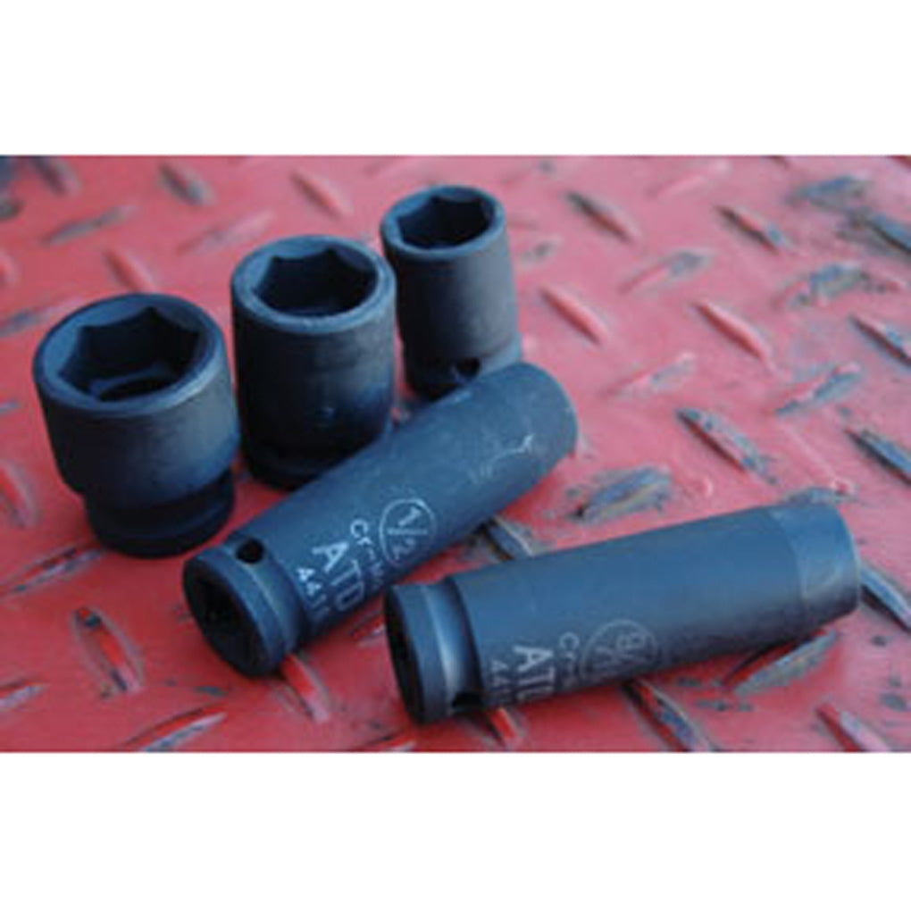 ATD 4321 1/2in. Drive 6-Point Deep Metric Impact Socket 21mm