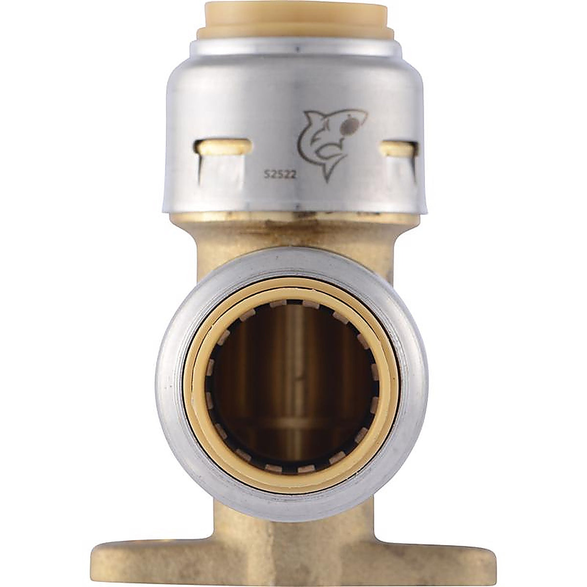 SharkBite U249LFA 1/2 in. Push x 1/2 in. Dia. Push Brass Drop Ear Elbow
