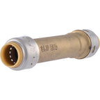 SharkBite U3008LFA 1/2 in. Push x 1/2 in. Dia. Push Brass Slip Coupling