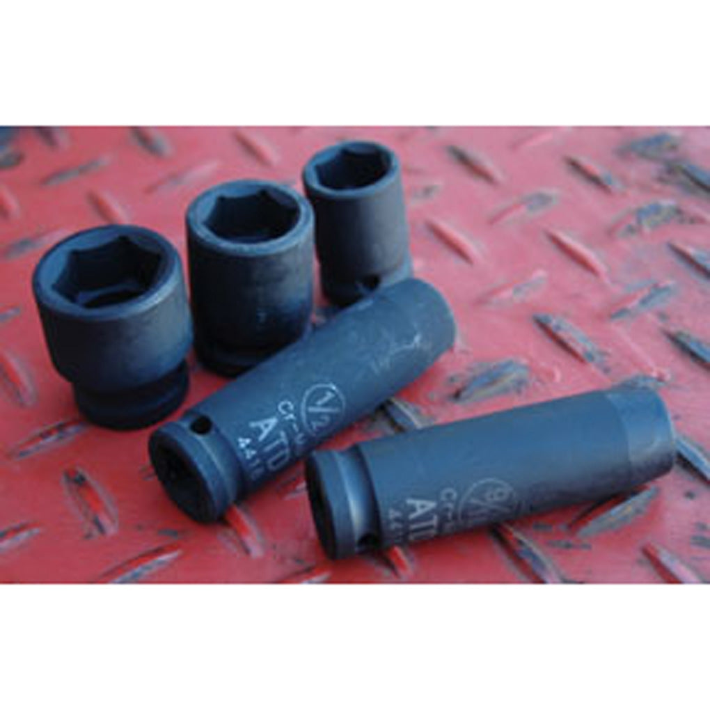 ATD 4322 1/2in. Drive 6-Point Deep Metric Impact Socket 22mm