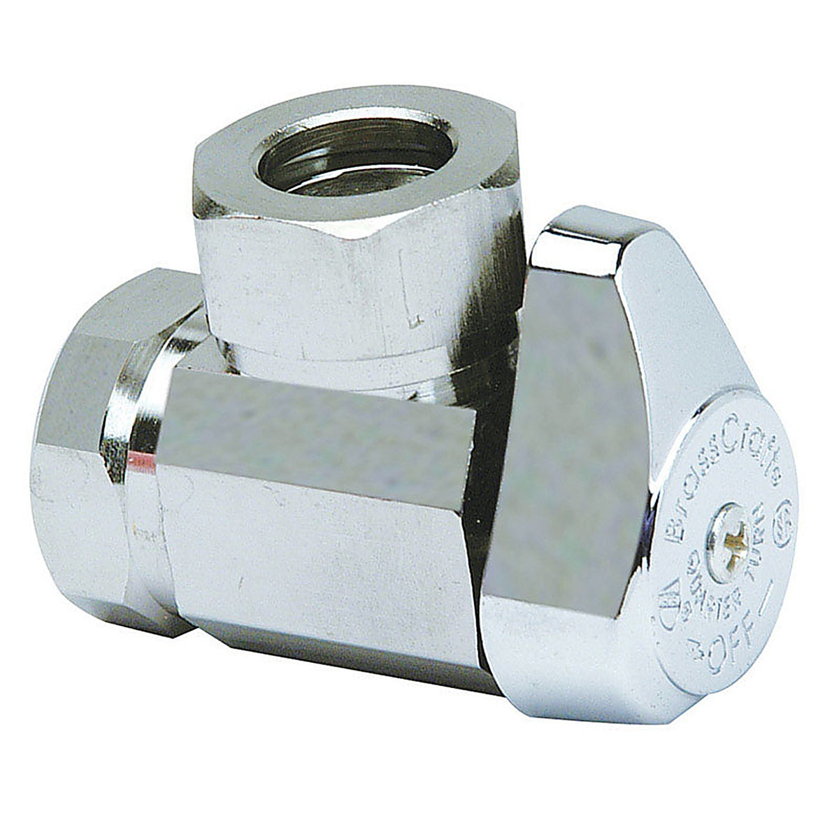Brasscraft G23301XC1 1/2 in. FPT x 1/2 in. MPT Brass Shut-Off Valve