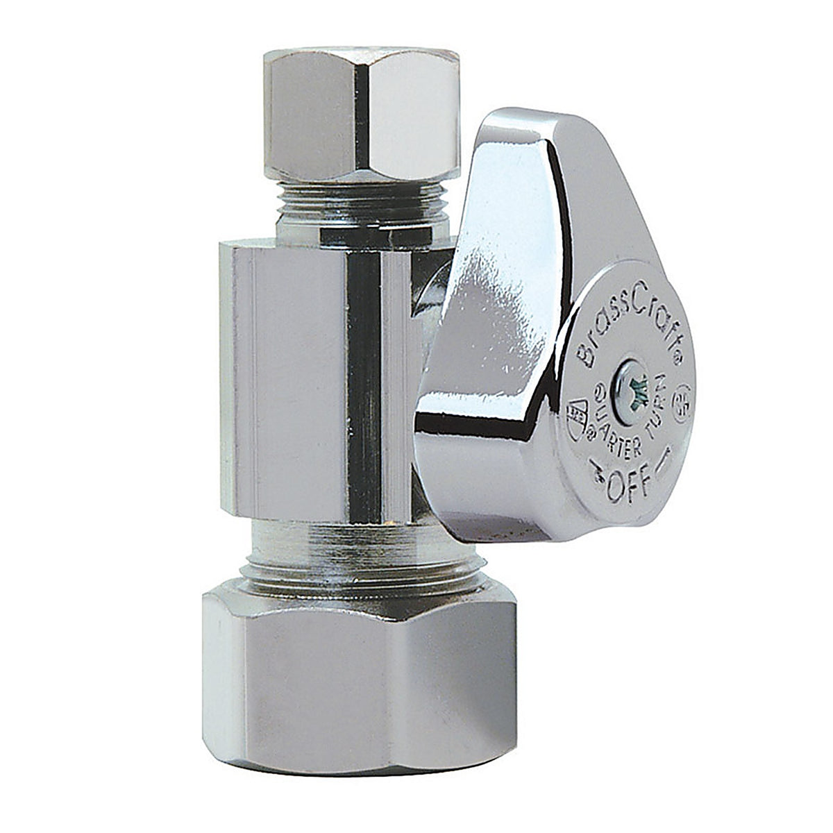 Brasscraft G2CR14XC1 1/2 in. Compression x 3/8 in. Compression Brass Shut-Off Valve