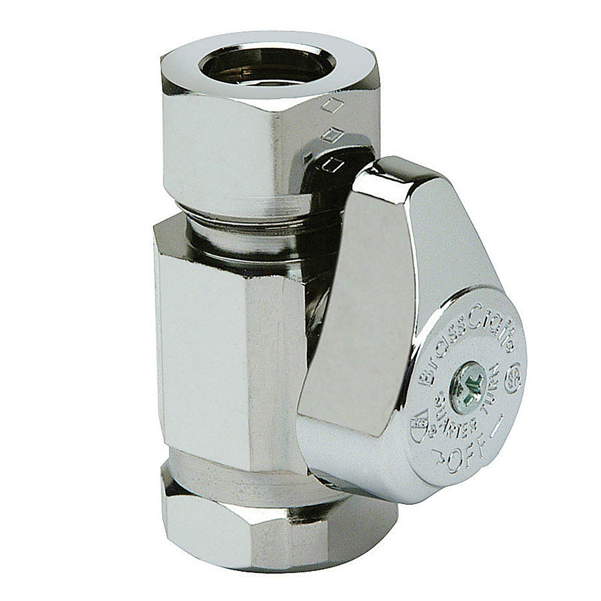 Brasscraft G23305XC1 1/2 in. FPT x 1/2 in. MPT Brass Shut-Off Valve