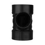 Charlotte Pipe ABS004011400 3 in. Hub x 2 in. Dia. Hub ABS Sanitary Tee