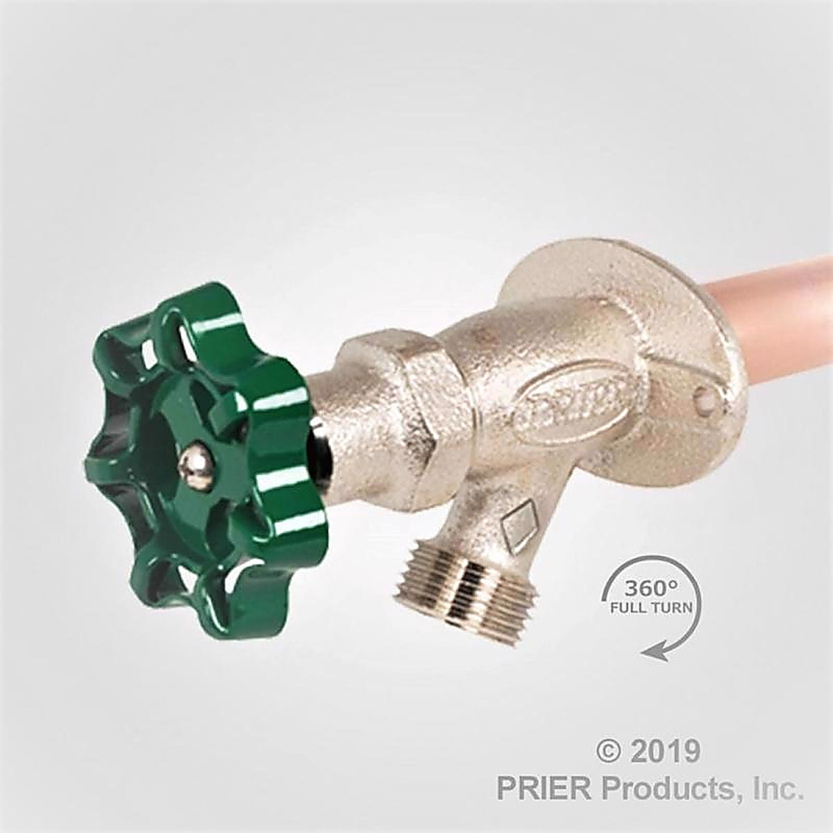 Prier - C-134D12-BULK - C-134 Series 1/2 In. MPT X 1/2 In. Sweat Brass Freezeless Wall Hydrant