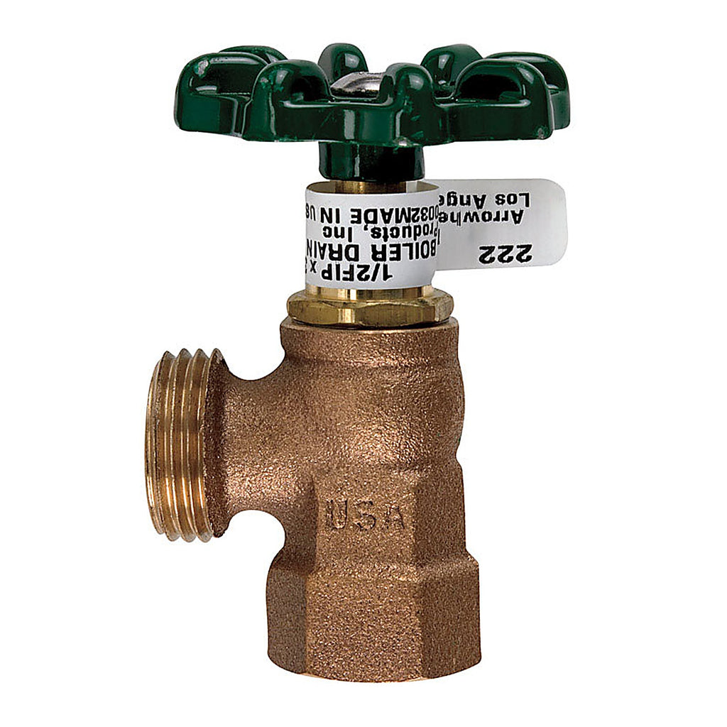 Arrowhead 222LF Brass Boiler Drain