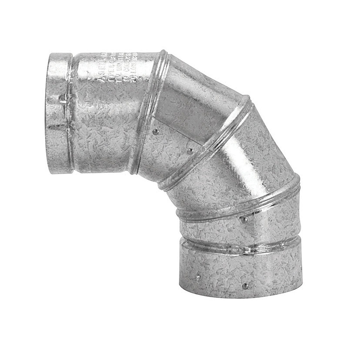 Selkirk 184230 4 in. Dia. x 4 in. Dia. Adjustable 90 deg. Aluminum Stove Pipe Elbow