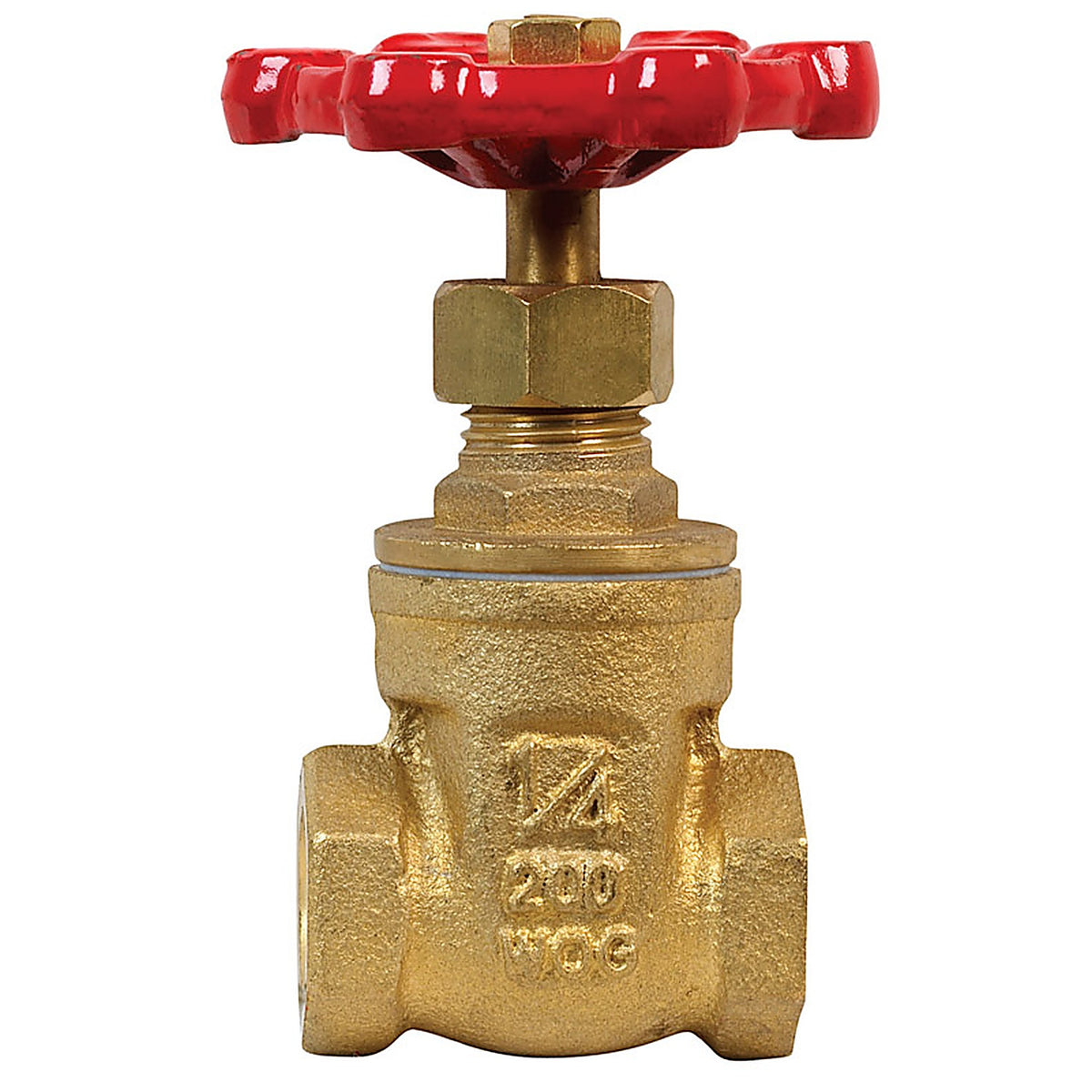 Mueller 100-001NL ProLine 1/4 in. FIP Brass Gate Valve Lead-Free