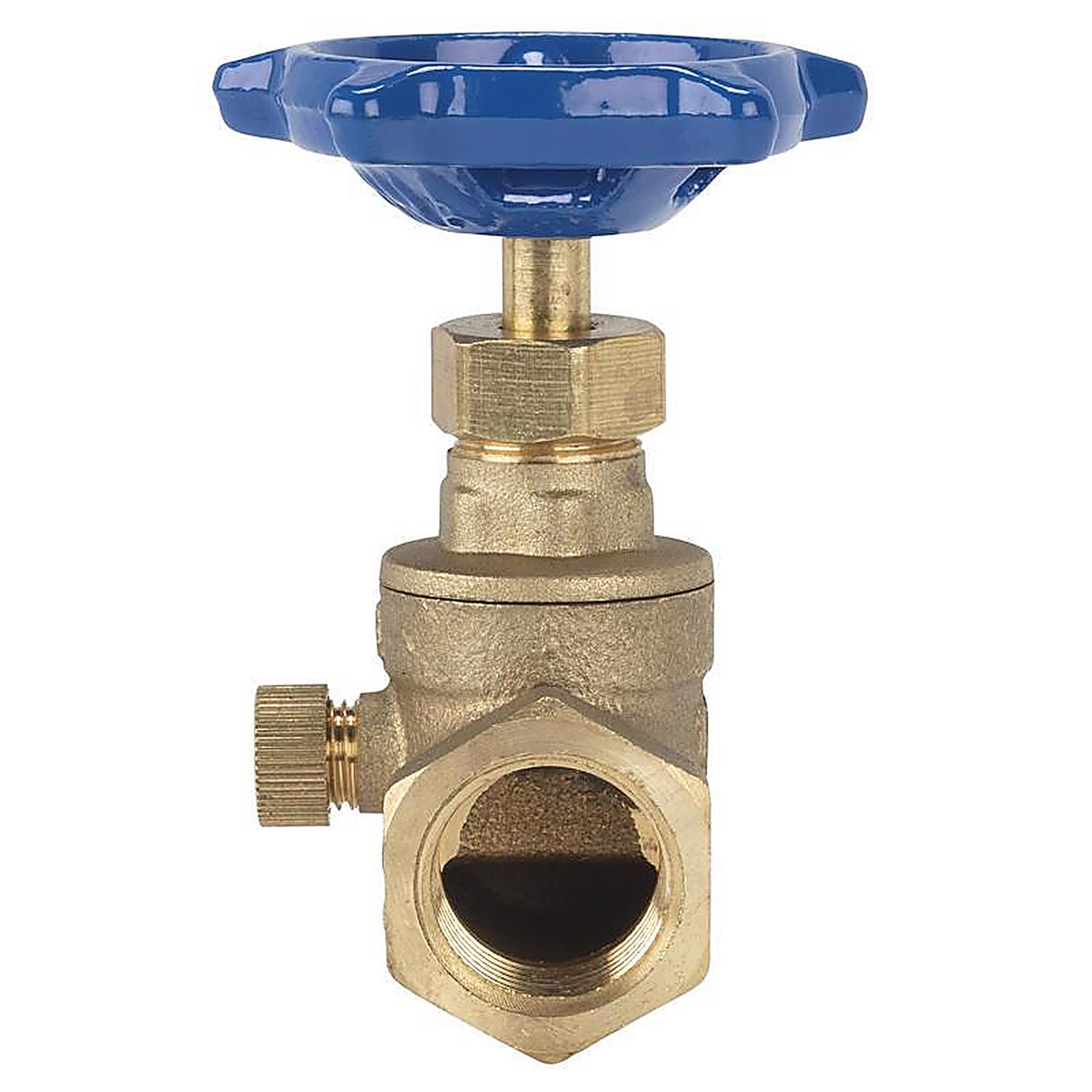 Homewerks 220-2-12 1/2 in. FIP X 1/2 in. FIP Brass Stop and Waste Valve