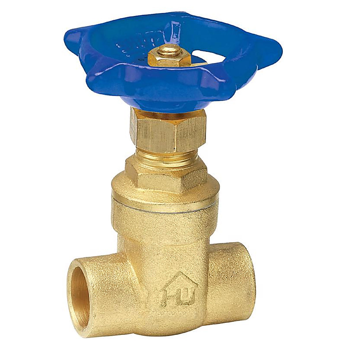 Homewerks 230-4-12 1/2 in. Sweat X 1/2 in. Sweat Brass Stop Valve