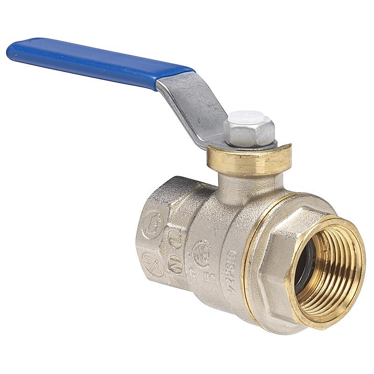 Homewerks 113-2-12 1/2 in. Brass FIP Ball Valve Full Port