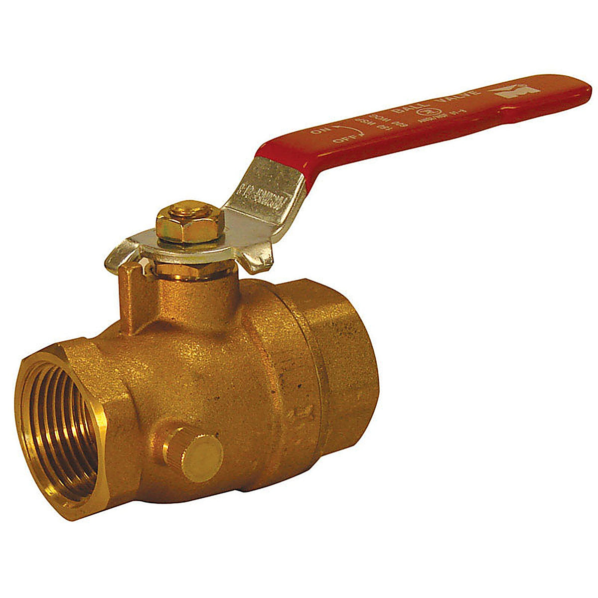 B&K - 107-755NL - Proline 1 In. Brass Fip Ball Valve Full Port Lever