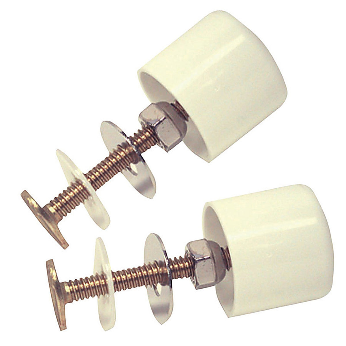 Danco - 9D00088883 - Toilet Bolts and Caps White Plastic/Stainless Steel for Universal