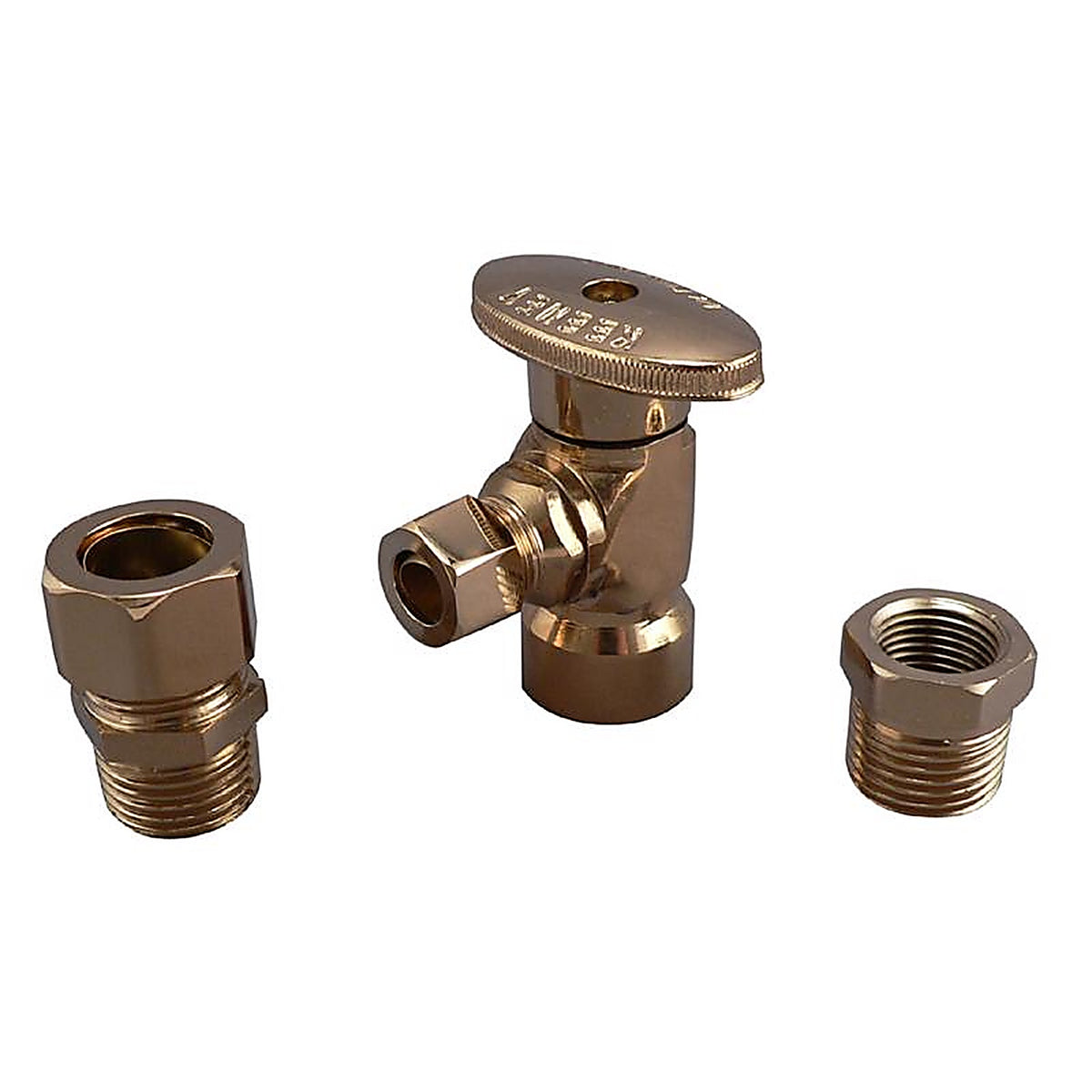Keeney - 2048APBLF - 1/2 In. Fip In. X 3/8 In. Compression Brass Shut-Off Valve