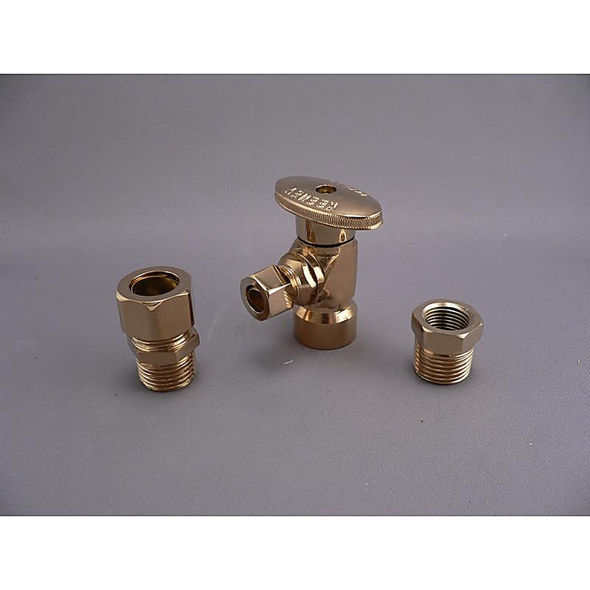 Keeney - 2048APBLF - 1/2 In. Fip In. X 3/8 In. Compression Brass Shut-Off Valve