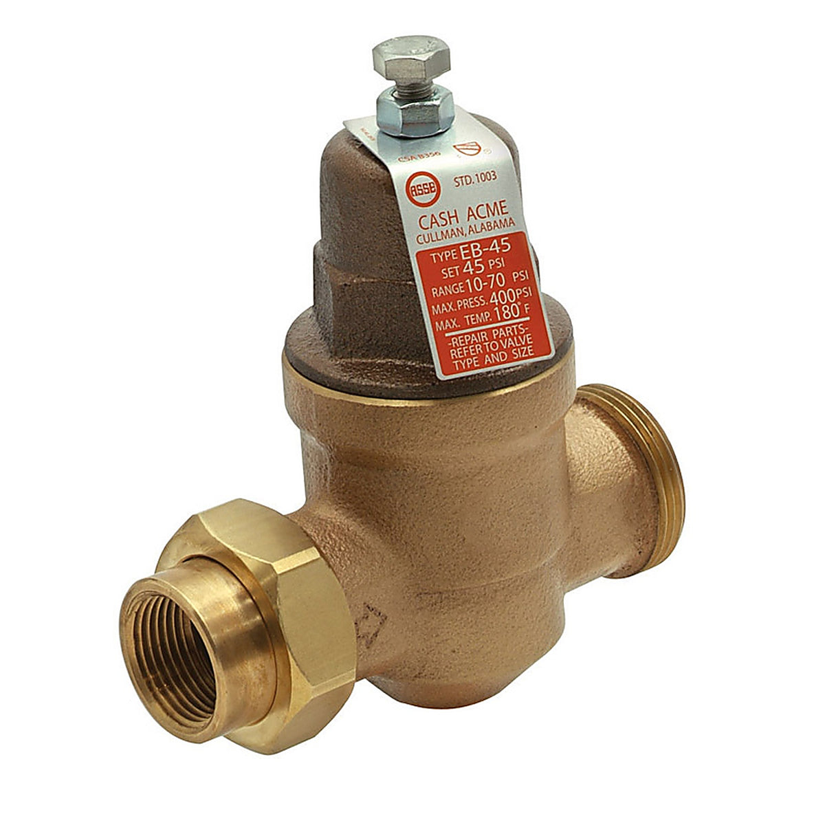 Cash Acme 23155-0045 Valve Water Pressure Reg 1in. LF
