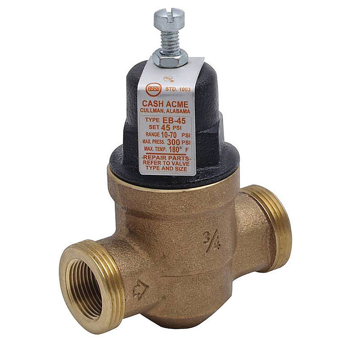 Cash Acme 23156-0045 Valve Water Pressure Reg 1in. LF