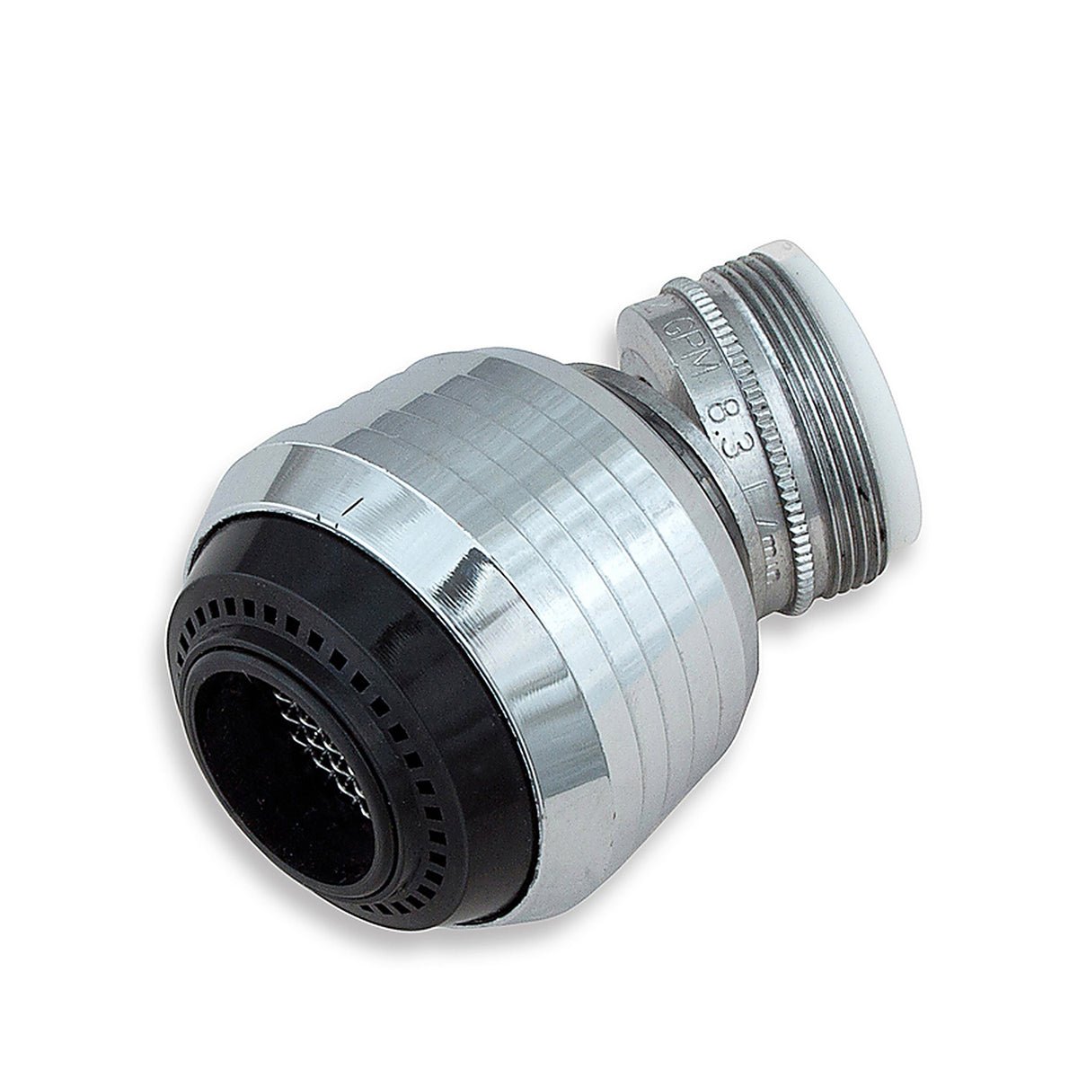 Whedon - SU7C - Superspray Dual Thread 15/16 In.- 27M X 55/64 In.-27f Chrome Swivel Sprayrator