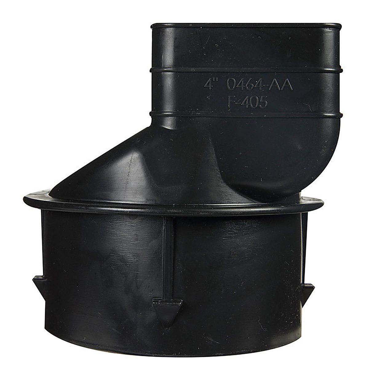 Advanced Drainage Systems 0464AA 3-1/4 in. Snap x 2-1/2 in. Dia. Barb Polyethylene Downspout Adapter