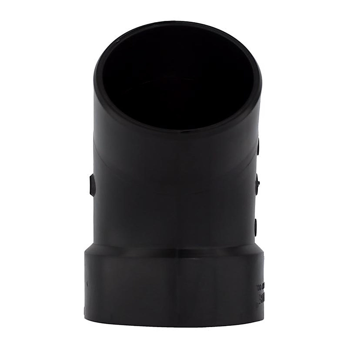 Charlotte Pipe ABS003231200 4 in. Hub x 4 in. Dia. Spigot ABS 45 Degree Elbow