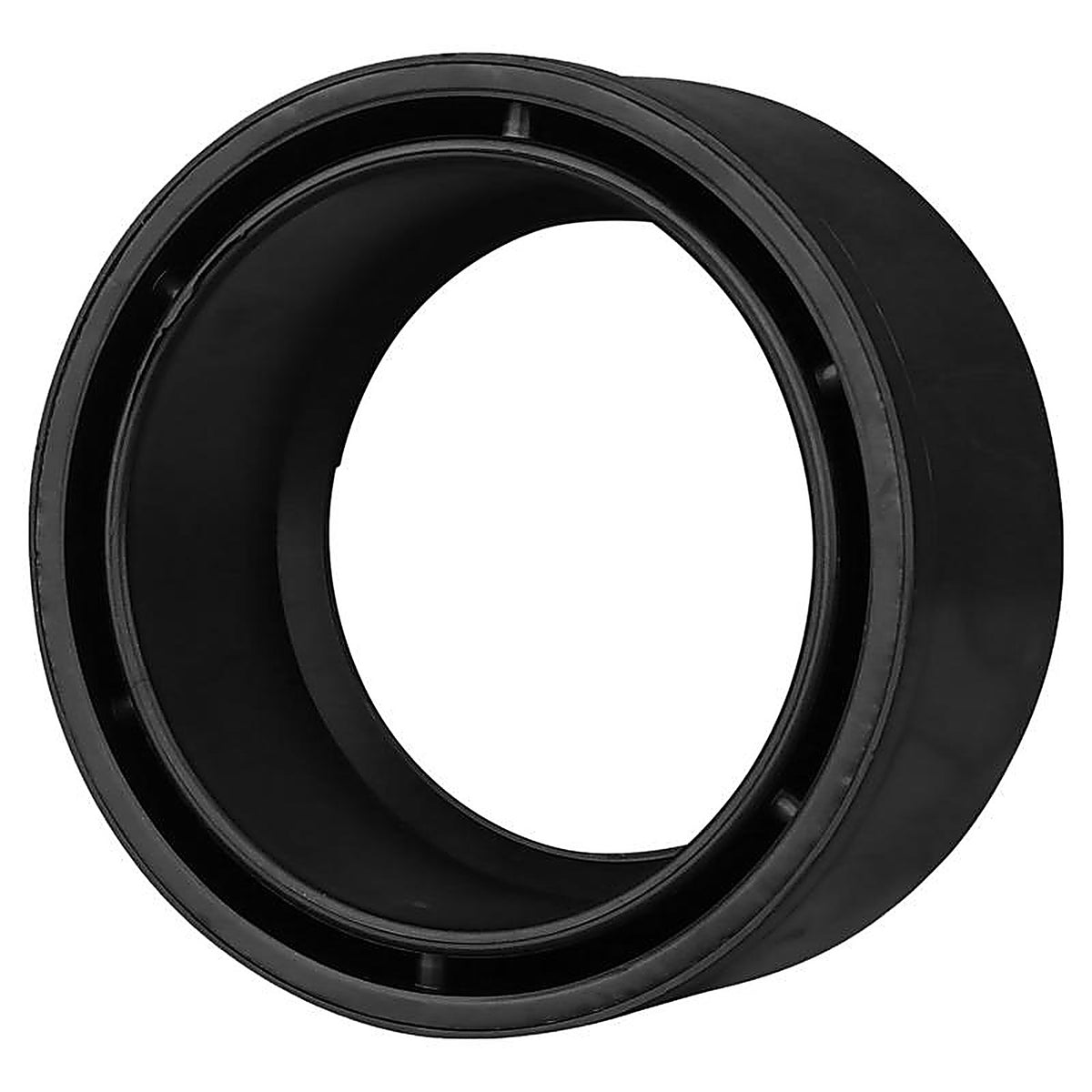 Charlotte Pipe ABS001071600 4 in. Hub x 3 in. Dia. Spigot ABS Flush Bushing