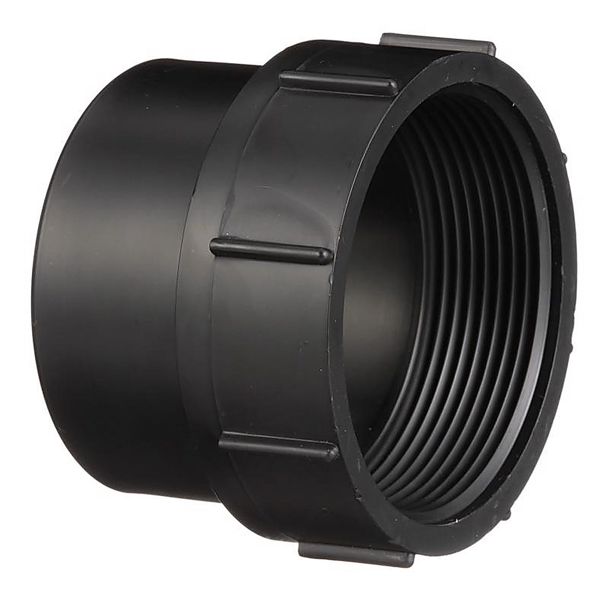Charlotte Pipe ABS001051200 4 in. Spigot x 4 in. Dia. FPT ABS Cleanout