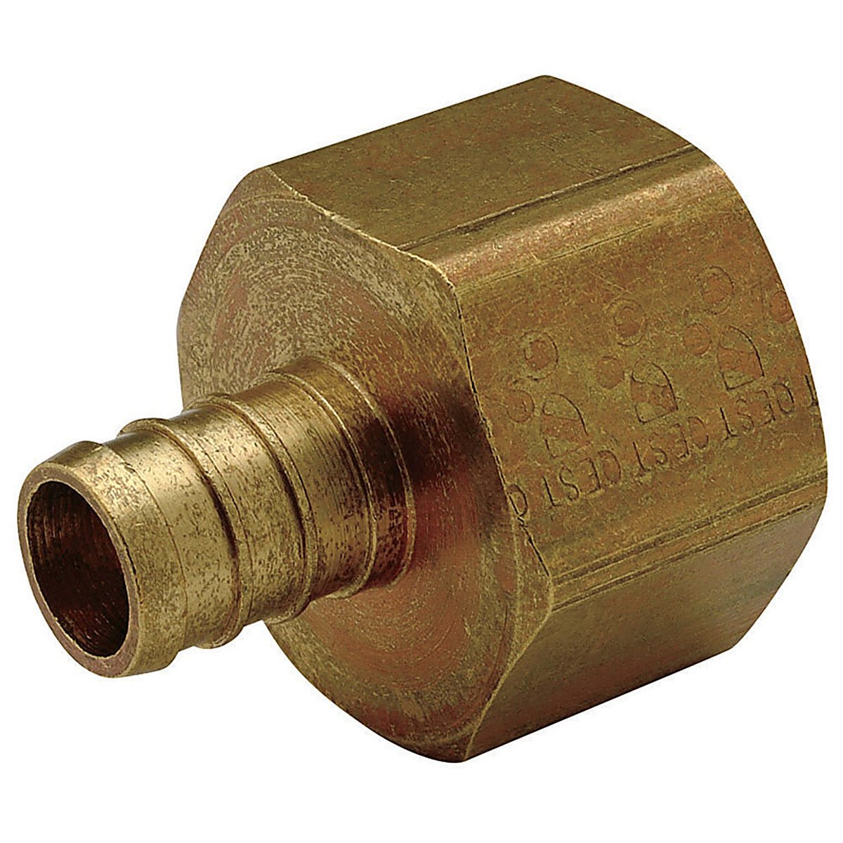 SharkBite UC072LFA 1/2 in. PEX T X 1/2 in. D FPT Brass Female Adapter