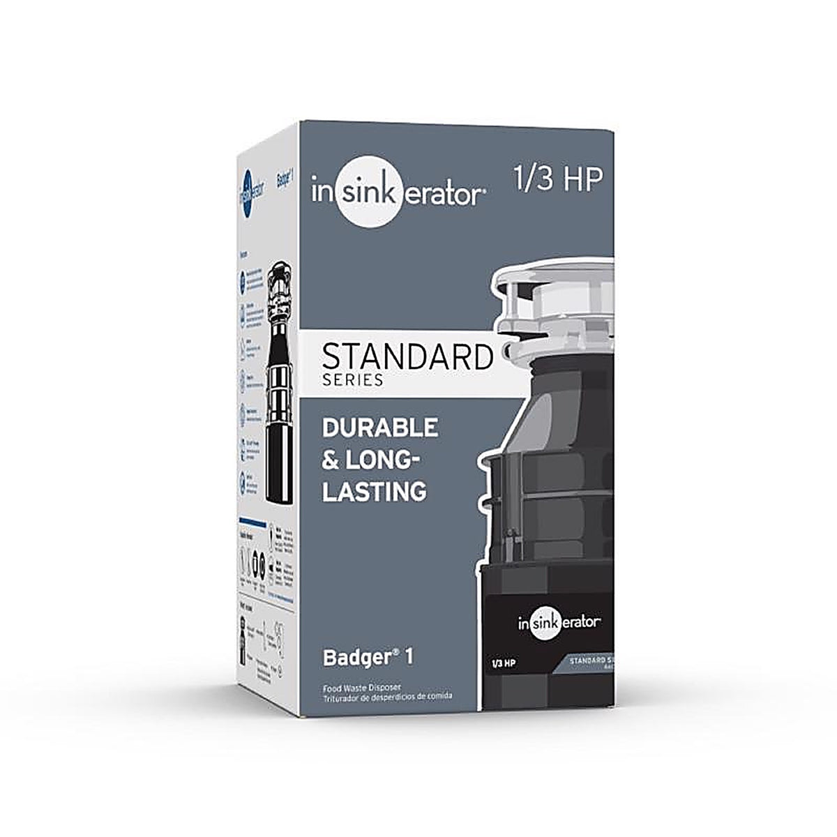 InSinkErator - BADGER1 - Badger 1 1/3 HP Continuous Feed Garbage Disposal