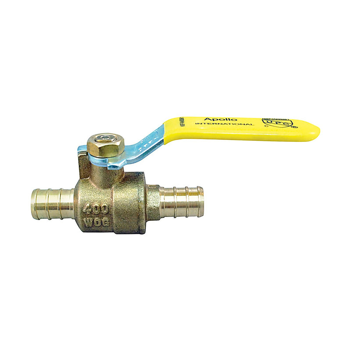 Apollo APXV1212 1/2 in. PEX Barb in to T X 1/2 in. S PEX Brass Stop Valve