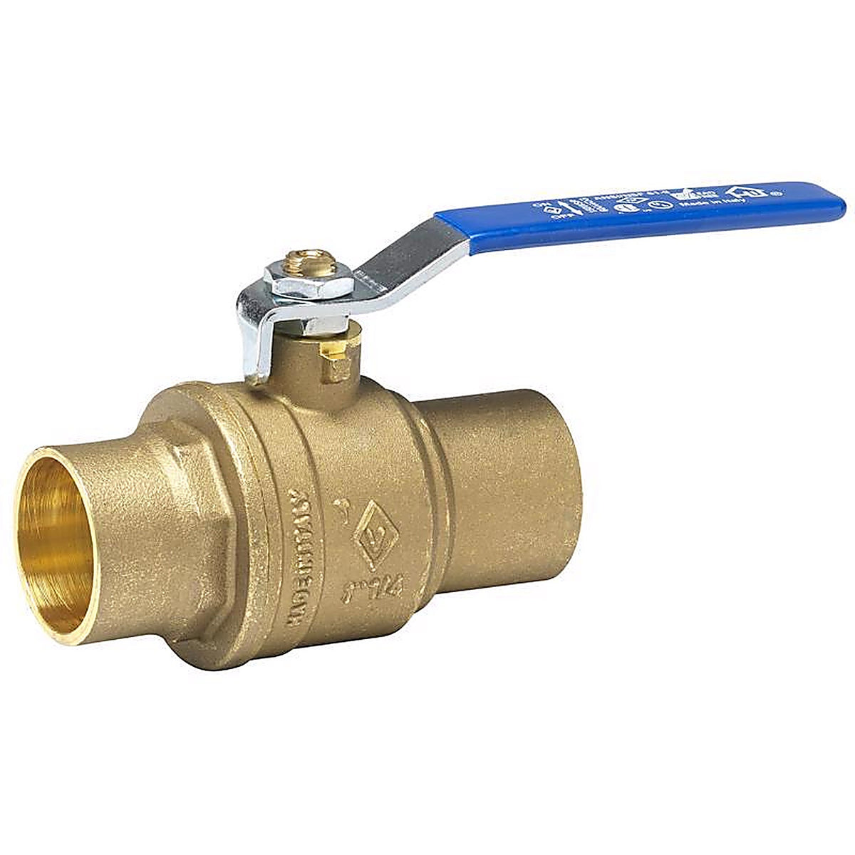 Homewerks 116-4-114 1-1/4 in. Brass Sweat Ball Valve Full Port
