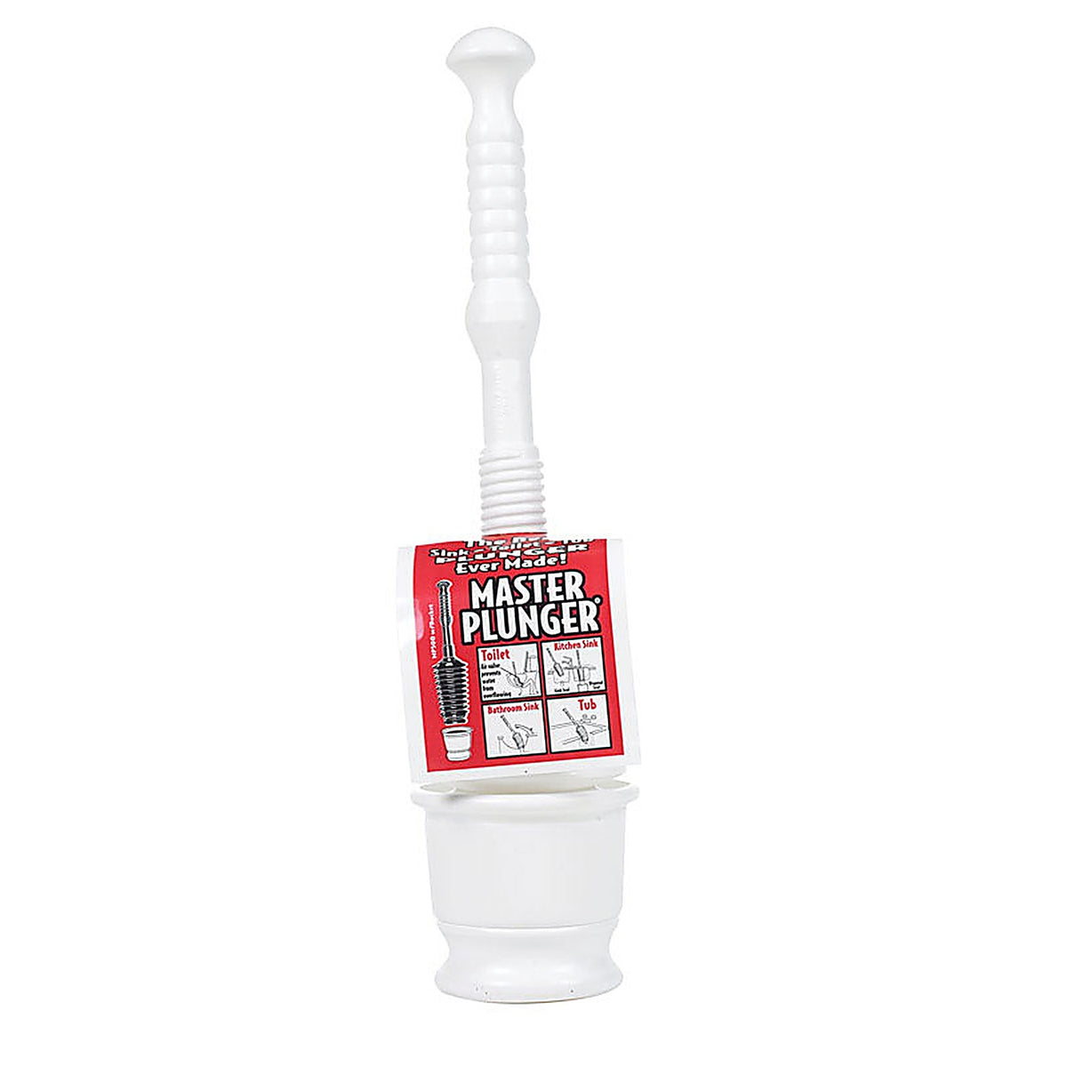 Gt Water Products - MP500-B4-8PK - Master Plunger Bellows Plunger 18-1/2 In. L X 4 In. D